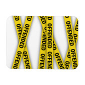 Magnet Flexible Je suis offensé que la police ne croise pas (Horizontal)