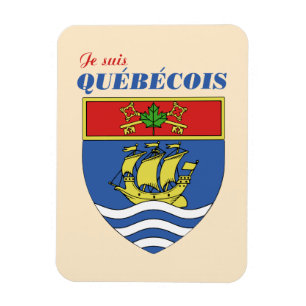 Magnet Flexible Je suis Quebecois