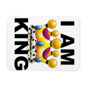 Magnet Flexible Je suis roi (Horizontal)