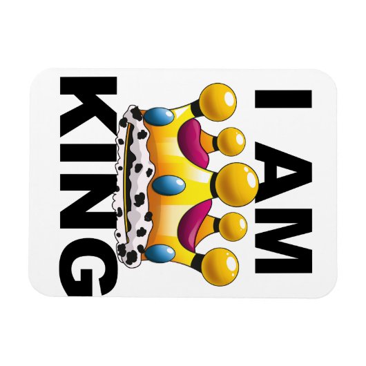 Magnet Flexible Je suis roi (Horizontal)