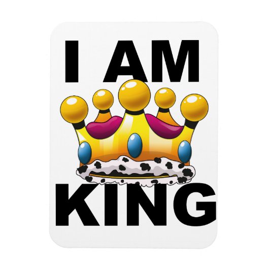 Magnet Flexible Je suis roi (Vertical)