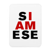 MAGNET FLEXIBLE JE SUIS SIAMESE (Vertical)