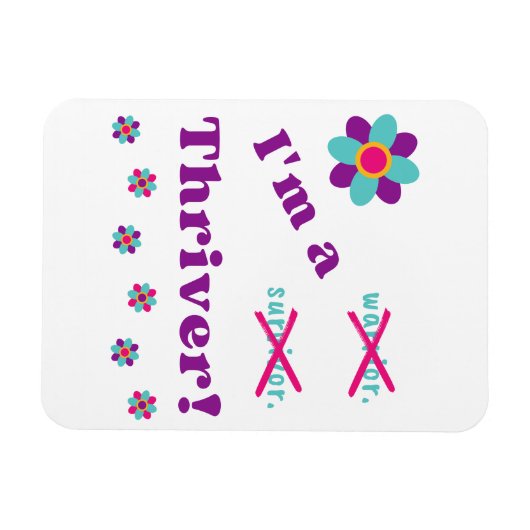 Magnet Flexible Je suis Thriver ! (Horizontal)