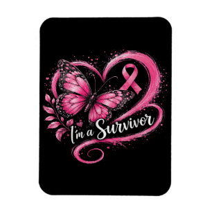 Magnet Flexible Je suis un survivant Sensibilisation au cancer du