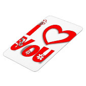 Magnet Flexible Je T'Aime (Côté Gauche)