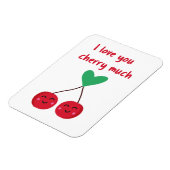 Magnet Flexible Je t'aime beaucoup Cherry Valentine (Côté Gauche)