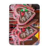 Magnet Flexible Je T'Aime Les Coeurs En Pain D'Oeuvre Pendant Les  (Vertical)