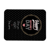 Magnet Flexible Je t'aime maman (Horizontal)