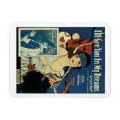 Magnet Flexible "Je te verrai dans mes rêves" (Horizontal)