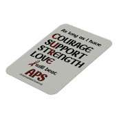 Magnet Flexible Je vais battre APS (Côté Gauche)