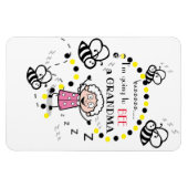 Magnet Flexible Je vais être un grand Arrière - plan blanc (Horizontal)