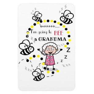 Magnet Flexible Je vais être un grand Arrière - plan blanc