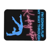 Magnet Flexible Je vais retourner à la maternelle (Horizontal)