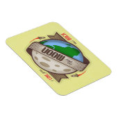 Magnet Flexible Je Vous Aime Sur La Lune Et Le Dos - Aimant Flexib (Côté Droit)