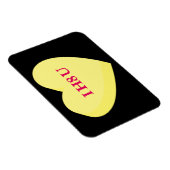 Magnet Flexible Je vous déteste et la Saint Valentin aussi (Côté Droit)