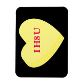 Magnet Flexible Je vous déteste et la Saint Valentin aussi (Vertical)