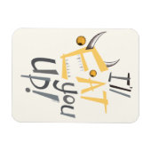 Magnet Flexible Je vous mangerai du graphisme (Horizontal)