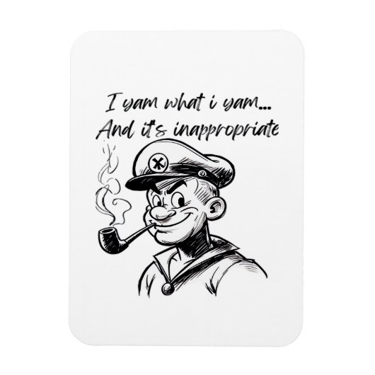 Magnet Flexible Je Yam Ce Que Je Yam Et La Parade Classique Inappr (Vertical)