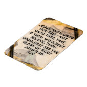 Magnet Flexible Jean 11:40 Verse de la Bible du KJV (Côté Gauche)