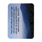 Magnet Flexible Jean 14:27 Paix Je pars avec toi (Vertical)