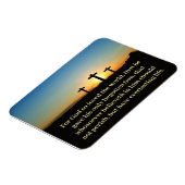 Magnet Flexible JEAN 3:16 Verse de la Bible à trois croix (Côté Gauche)