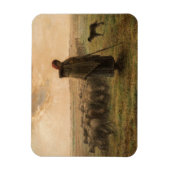 Magnet Flexible Jean-Francois Millet - Berger et troupeau 1865 (Vertical)
