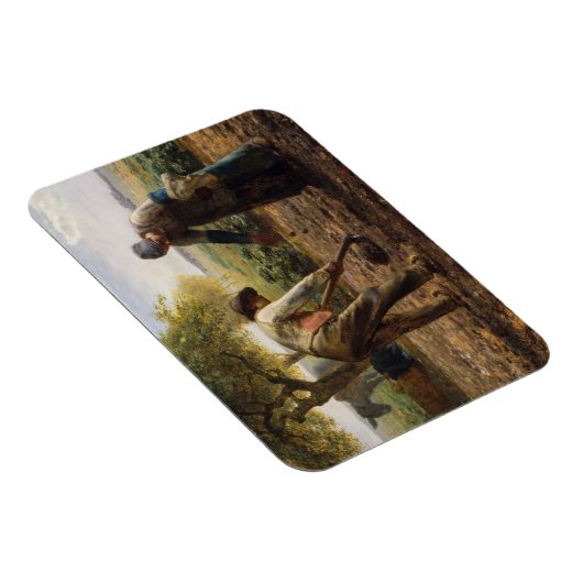 Magnet Flexible Jean-François Millet - Planteurs de pommes de terr (Côté Droit)