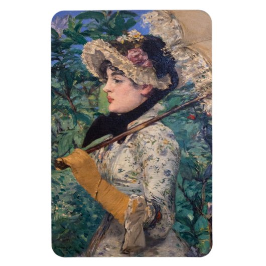 Magnet Flexible Jeanne (Printemps) Par Édouard Manet (Vertical)