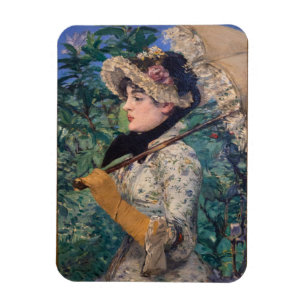 Magnet Flexible Jeanne (Printemps) Par Édouard Manet