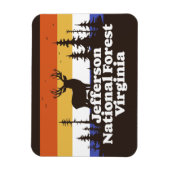 Magnet Flexible Jefferson National Forest Virginia (Vertical)