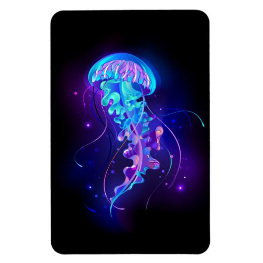 Magnet Flexible Jellyfish éclatante couleur (Vertical)