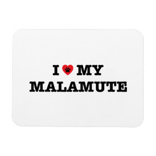 Magnet Flexible J'entends mon malamute