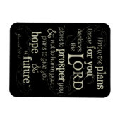 Magnet Flexible Jérémie 29:11 Je connais les plans que j'ai pour v (Horizontal)