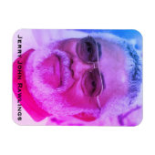 Magnet Flexible Jerry Rawlings, J.J. Rawlings, Président du Ghana (Horizontal)