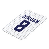 Magnet Flexible Jersey de baseball avec numéro (Côté Gauche)