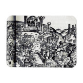 Magnet Flexible Jérusalem pendant le règne de Salomon (Horizontal)