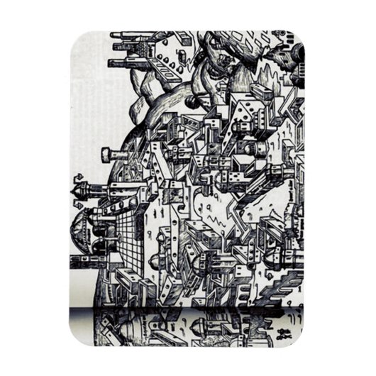 Magnet Flexible Jérusalem pendant le règne de Salomon (Vertical)