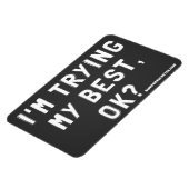 Magnet Flexible J'essaie de faire de mon mieux, d'accord ? (Côté Gauche)