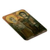 Magnet Flexible Jésus avec Abbot Coptic Icon (Côté Droit)