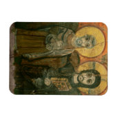 Magnet Flexible Jésus avec Abbot Coptic Icon (Horizontal)
