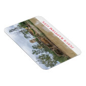 Magnet Flexible Jésus Baptême Vue du site aimant frigo (Côté Droit)