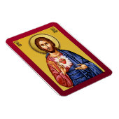 Magnet Flexible Jésus Christ fils de Dieu nouveau rouge (Côté Droit)