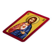 Magnet Flexible Jésus Christ fils de Dieu nouveau rouge (Côté Gauche)