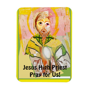 Magnet Flexible Jésus-Christ, la carte du souverain sacrificateur