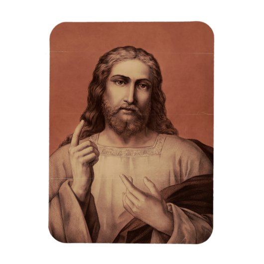 Magnet Flexible Jésus-Christ le Maître (Vertical)
