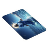 Magnet Flexible Jésus Christ marchant sur la scène biblique de l'e (Côté Droit)