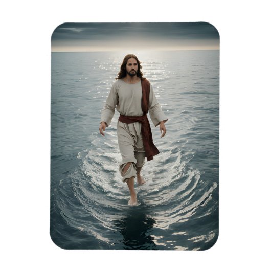 Magnet Flexible Jésus Christ marche sur l'eau (Vertical)