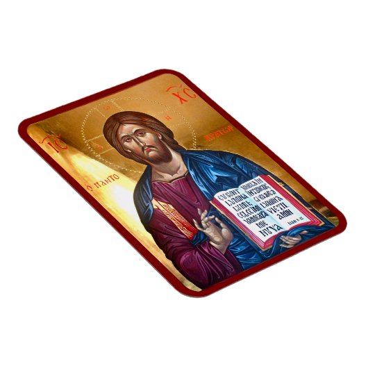 Magnet Flexible Jesus Christ Pantocrator Icon (Côté Droit)