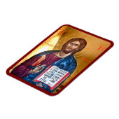 Magnet Flexible Jesus Christ Pantocrator Icon (Côté Gauche)