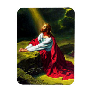 Magnet Flexible Jésus-Christ priant dans le jardin de Gethsemane